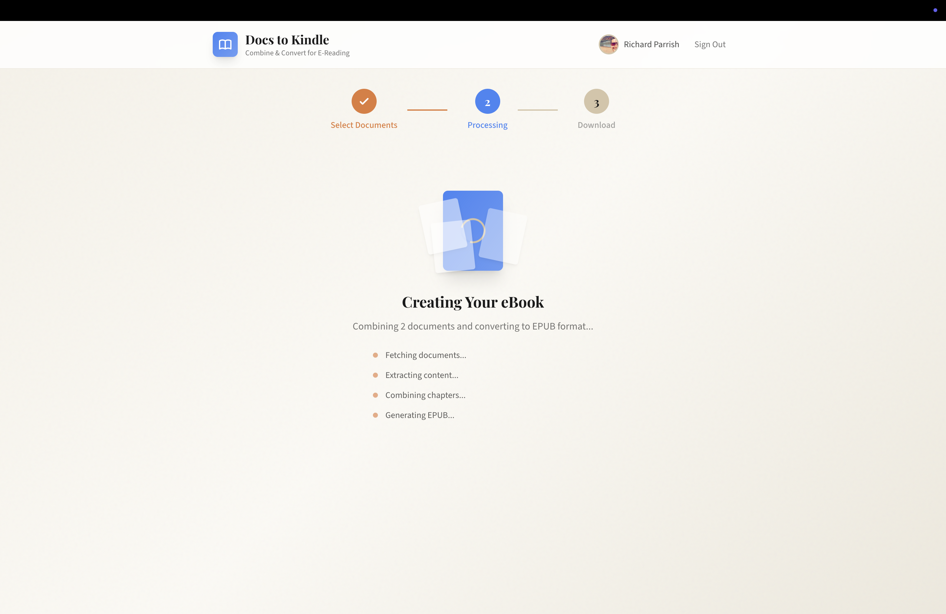EPUB generation in progress