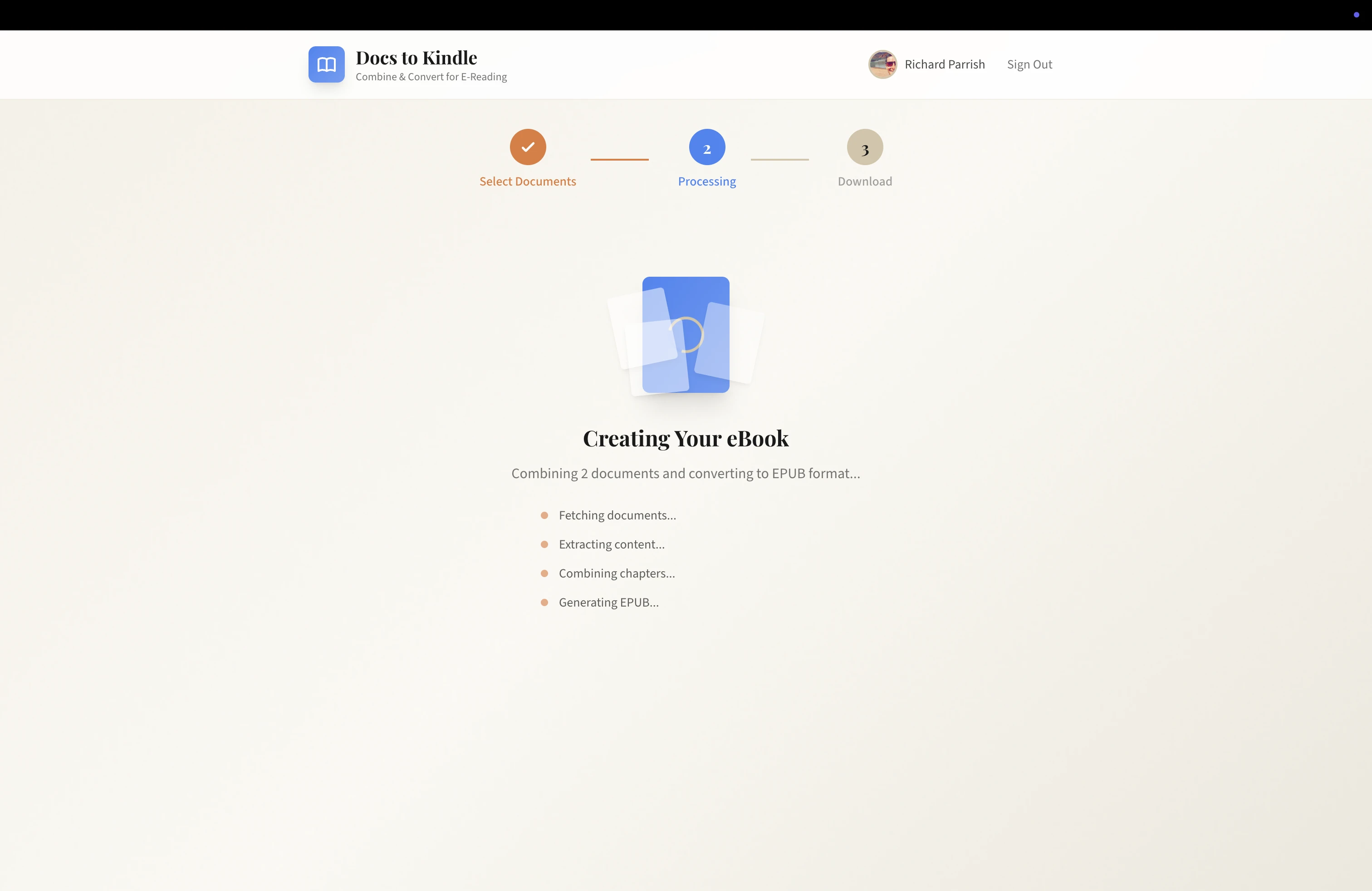 EPUB generation in progress