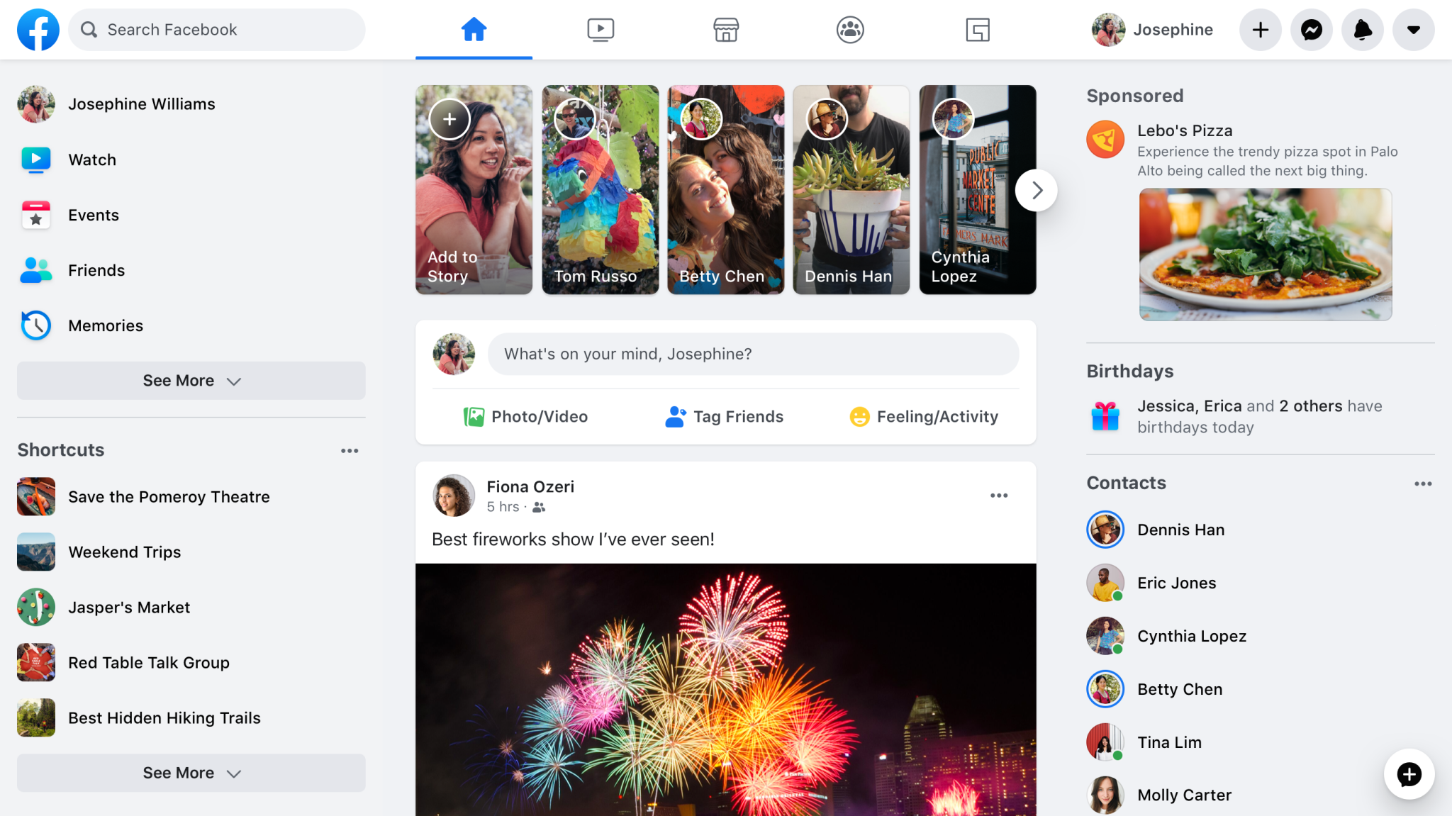 Facebook.com redesign